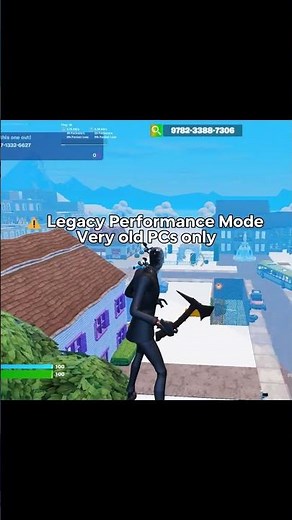 Fortnite Rendering Modes EXPOSED! DX12 vs DX11 vs Performance Mode #fortnite #fortnitetips