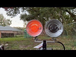 LIGHTING Gasland Dual Burner Propane Tank Top Radiant Heater