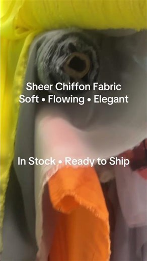 Sheer Chiffon Fabric | Texture, Drape & Flow for Events