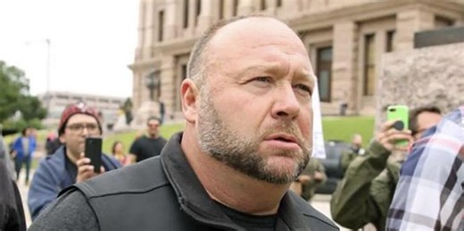 Watch: Alex Jones shouts that Trump is a 'poop addict' who 'guzzles E. Coli feces'