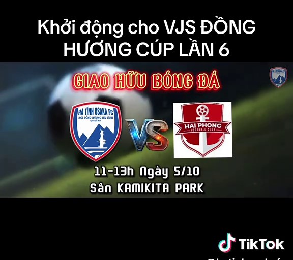 Hat Trick vô địch Hà Tĩnh Fc Khởi động cho VJS ĐỒNG HƯƠNG CÚP LẦN 6