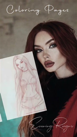 Scarlet Sinners | Rebel Coloring Pages Trailer — Tattoo-Inspired Art Bundle #adultcoloring #coloring