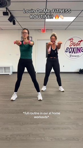 1.9M views · 21K reactions | Lovin On Me, fitness style!!! 勺 *full routines & workouts through the #beatboxingfitness app on the app store* #dancefitness #weightloss #app #cardio #workout #athomeworkout #athome #fitness #dance #motherdaughterduo | Bev & Haily's Beat Boxing Fitness | Facebook