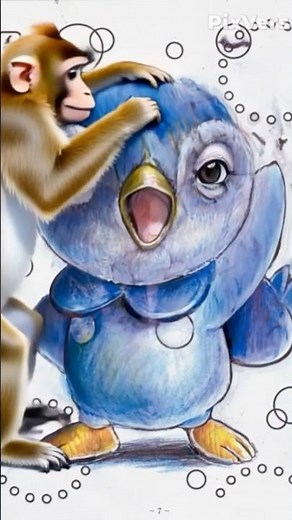 ポッチャマの正体 #ポケモン #ぬりえ #piplup