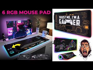 Top 6 RGB Gaming Mouse Pads You NEED to Try in 2025! #rgbgamingmousepad