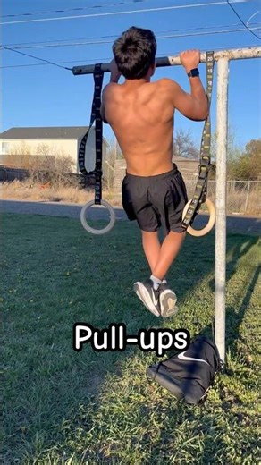 Pull-ups and Ring Dips Workout #fitness #motivation