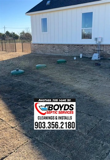 New Septic Install ✔️ Smart sprinkler placement. Clean backyard. No shortcuts.#SepticInstallation #NewConstructionSeptic #ResidentialSeptic #SepticSystem #collincounty