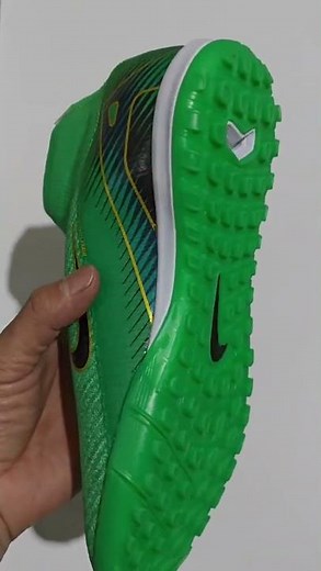 Nike Air Zoom Mercurial Superfly 10 Elite TF Artificial Turf Soccer Shoes - Green/Gold/White