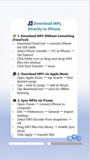 🎵 Download MP3 Music to Your iPhone Without iTunes!#applemusic #mp3 #iphonetips