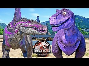 NEW! Wild Chomper T-REX vs Inspinedoraptor, Black Panther Dinosaurs Fight 🌍 JURASSIC WORLD EVOLUTION