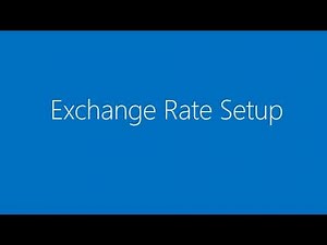 Exchange Rate Setup in D365 F&O #D365 #D365F&O #Microsoft