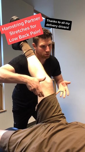 Partner Back Adjustment and Stretching at Home