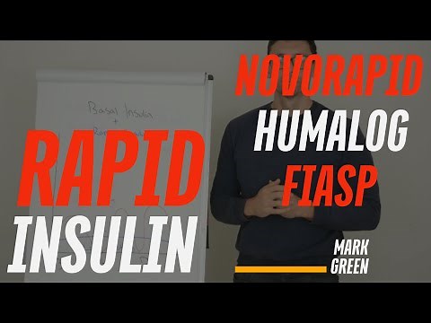 Rapid insulin - Novorapid, Humalog, Fiasp, Aprida.