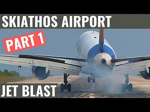 SKIATHOS AIRPORT | PART 1 | AMAZING LANDINGS & TAKEOFF | RUNWAY ACTION | PLANE SPOTTING