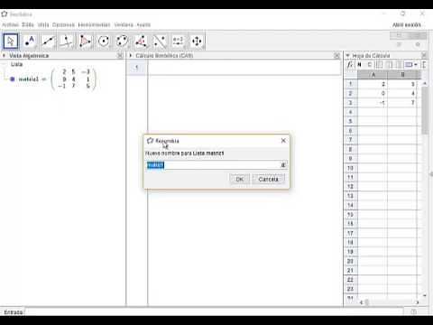 Matrices with GeoGebra 1