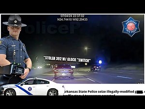 STOLEN Charger Scatpack 392 armed w/ GLOCK "switch" F***S UP 5 ASP Troopers in Police Chase!