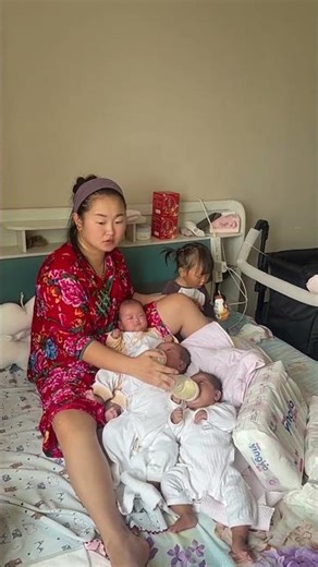 Daily Mom Life Caring for Triplets and a Little Girl #baby #momlife #triplets