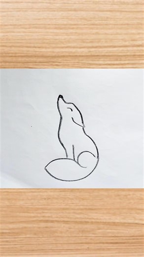 how to draw fox drawing easy step by step