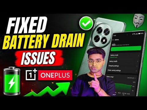 Fast Battery Drain issues OnePlus🪫Fix overheating & fast draining problems💪 Battery Backup optimize 