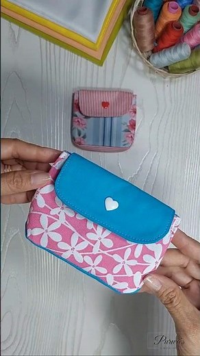 How to Sew a Mini Wallet | DIY Coin Purse + Card Holder Tutorial