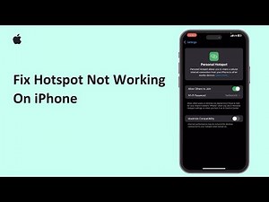 How To Fix Hotspot Not Working On iPhone 2025 | Troubleshoot iOS Hotspot Errors 2025