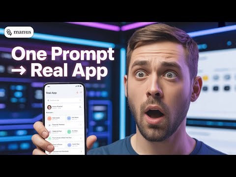 Build a Real Mobile App From One Prompt 🤯 | Manus 1.6 Max