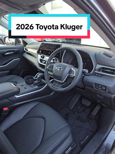 2026 Toyota Kluger Interior Features