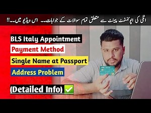 BLS Italy Appointment Pakistan | Payment Methods (Q&A)