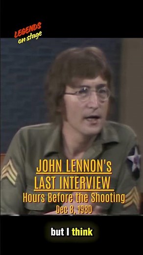 John Lennon's Final Interview | Hours Before His Death (1980)
