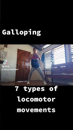 7 types of locomotor movements