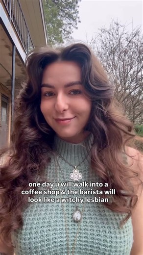Cybil 🦋 | might cast a spell on u 🪄☕️ • • • • #witchybarista #lesbiancoffeevibes #gaygirlcoffee #cottagecorewitch #chaoticgayenergy #queermagic... | Instagram