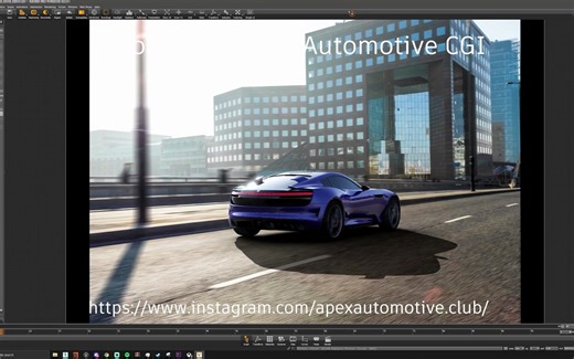 汽车虚拟现实设计师必备教程 渲染教程 VRED Tutorial 07 Outdoor with HDR Light Studio