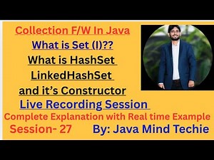 Collection in Java | what is HashSet and LinkedHashSet and its Constructor | By:Amit