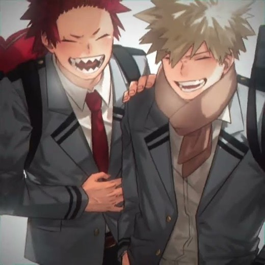 Eijiro kirishima 💪❤️ and katsuki bakugo 💥🧡 edit #myheroacademia #anime