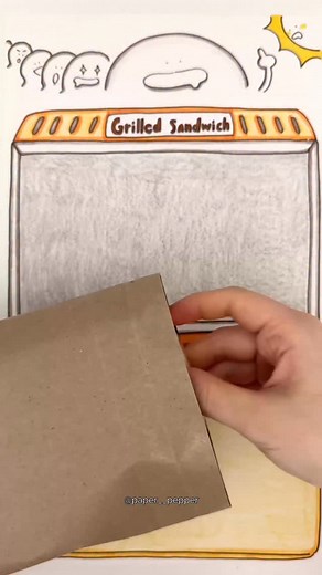 322K views · 16K reactions | ULTIMATE Crispy & Loaded Korean Grilled Sandwich (K-Toast) DIY ASMR #satisfying #food #asmr #papercraft #paperdiy #drawing #animation | Paper__pepper | Facebook