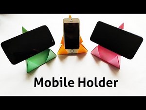 DIY Easy Mobile Holder Out Of A4 Size Paper || Phone Stand