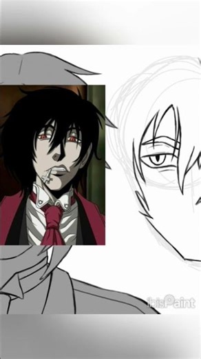 Sebastian and Alucard! #art #speedpaint #alucard #hellsing #sebastian #blackbutler