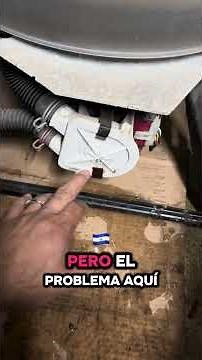 Your washing machine is leaking water from underneath 😳 here's where the leak was