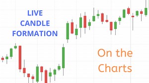 Live Candle Formation on Charts