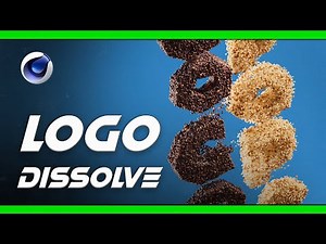 Particles Logo Dissolve in Cinema 4D | Tutorial