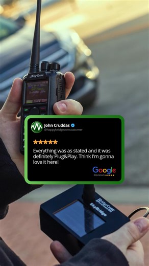 Everything was as stated and it was definitely Plug&Play. Think I'm gonna love it here! #hamradio #dmr #bridgecom #dmrradio #testimonial