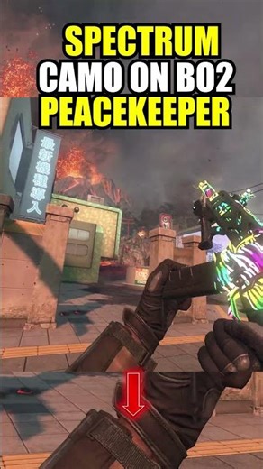 PEACEKEEPER Showcase "SPECTRUM" Custom Camo BO2 Plutonium MOD