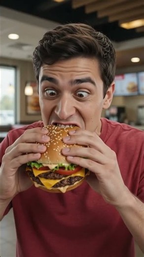 winning carls Jr ad. big Carl delicious.
