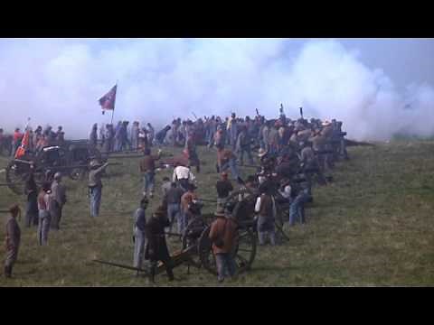 (Gettysburg 1993) Confederate artillery barrage