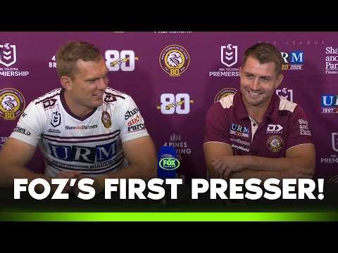 ‘A Whirlwind week!” Kieran Foran all smiles after THRASHING first win as Manly coach 😊 | Fox League