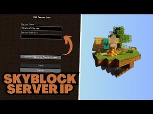 Minecraft Skyblock Server IP Address 1.21.7