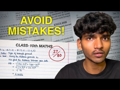 Maths Board exam 💔 | Last Minutes Tips 📝 | Class 10th