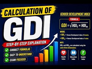 Calculating the Gender Development Index (GDI) New Method