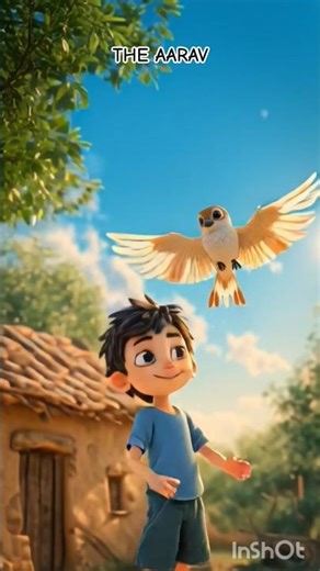 कैसे मदद किया आरव ने एक पंछी की।।#shorts #ai#cartoon #animation #generalknowledge