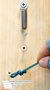 “Genius DIY Spring Tension Rope Hack – Simple Tool That Solves Everyday Problems!”